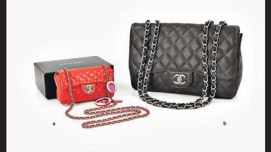 Sold at Auction: Chanel Red Small Classic Double Flap Bag