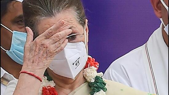 Congress president Sonia Gandhi had been meeting leaders and activists over the last week, some of whom have been found Covid positive. (PTI)