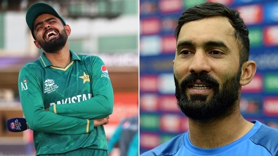 Babar Azam got to know about Dinesh Karthik's praise for him.&nbsp;(Getty Images)