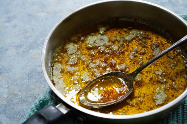 Ghee being prepared. (Shutterstock) Ghee being prepared. (Shutterstock)