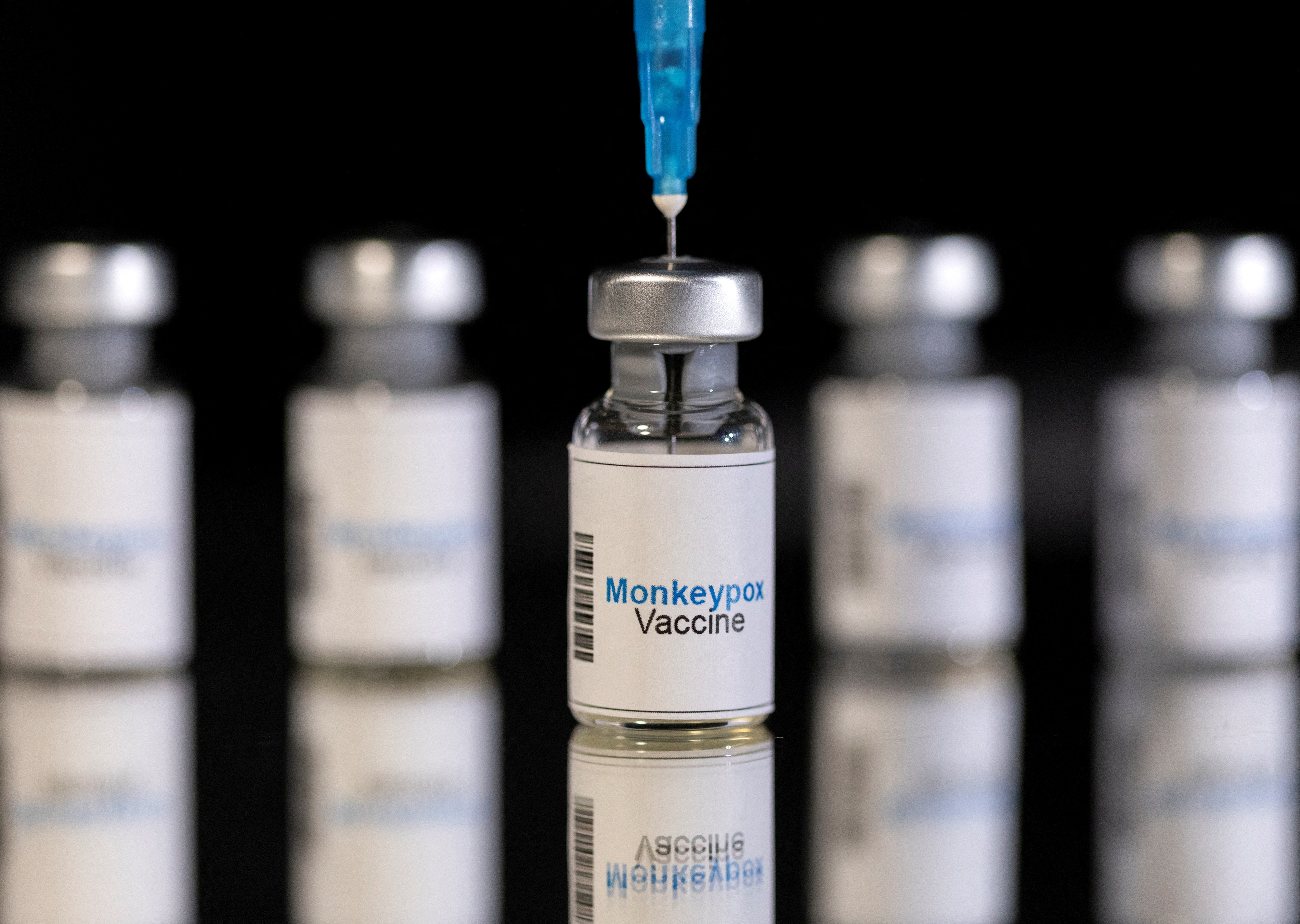 File Photo of a vaccine vial.(REUTERS)