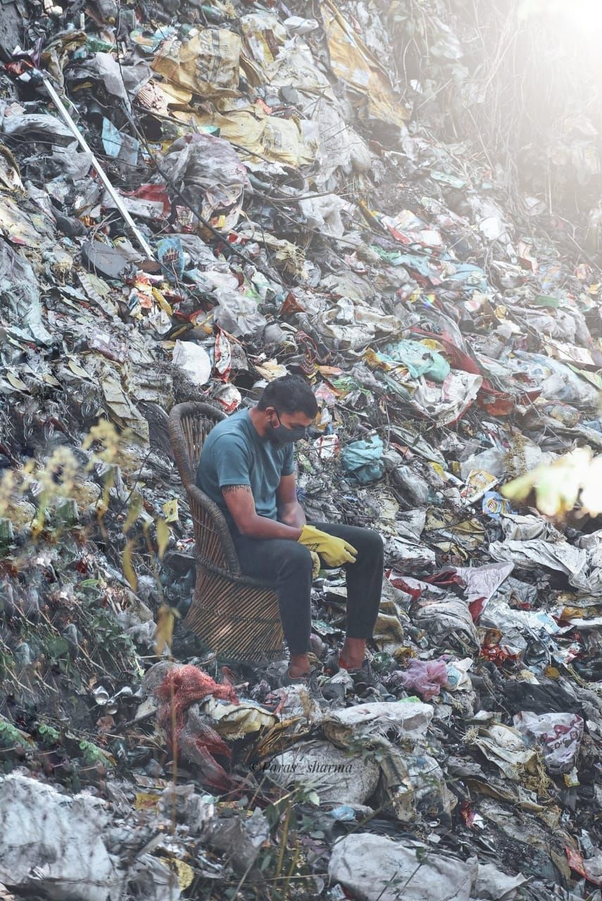 The Healing Himalayas Foundation, led by Pradeep Sangwan (in the photograph), is building material recovery facilities in remote locations as part of its decentralised waste management plan. An MRF is a plant that separates and prepares single-stream recycling materials to be sold to end buyers