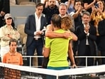 Rafael Nadal hugs Alexander Zverev(Twitter) Rafael Nadal hugs Alexander Zverev(Twitter)
