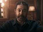 Kamal Haasan in a still from Vikram. Kamal Haasan in a still from Vikram.
