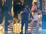 Shahid Kapoor and Nora Fatehi at IIFA 2022 rehearsals. Shahid Kapoor and Nora Fatehi at IIFA 2022 rehearsals.