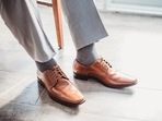 Leather shoes have an old-world charm to them.