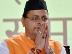 Uttarakhand chief minister Pushkar Singh Dhami. Uttarakhand chief minister Pushkar Singh Dhami.