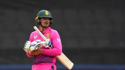 South Africa's batsman Quinton de Kock (AP) South Africa's batsman Quinton de Kock (AP)