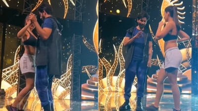 Shahid Kapoor and Nora Fatehi at IIFA 2022 rehearsals. Shahid Kapoor and Nora Fatehi at IIFA 2022 rehearsals.