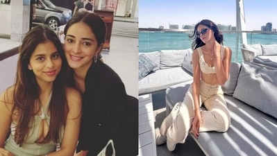 Suhana Khan and Ananya Panday. Suhana Khan and Ananya Panday.