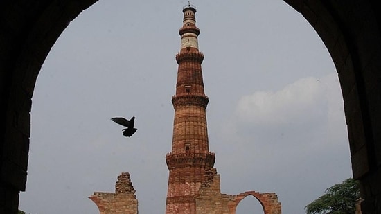 According to an affidavit, Qutub Minar has been a protected monument since 1914. (HT Archive)