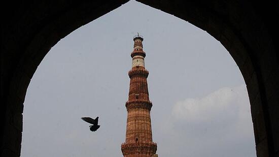 The Qutub Minar. (HT PHOTO)
