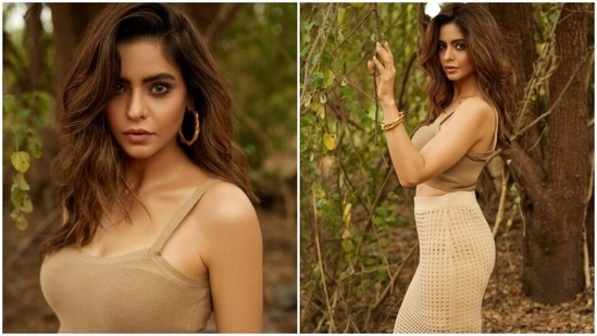 Aamna Sharif knows how to wear an attire and make it look better. The actor can do it all – from decking up in a lehenga and setting major festive vibes to getting into a casual attire and showing us how it is done. Aamna, a day back, shared a slew of pictures of herself and dropped major fashion cues on how to ace a perfect summer look.(Instagram/@aamnasharifofficial)