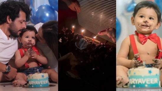 Neeti Mohan shares pics from son's birthday.