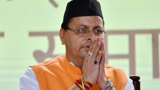 Uttarakhand chief minister Pushkar Singh Dhami.