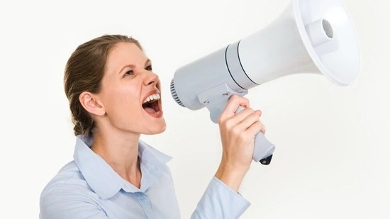 Being loud to be heard: Some people may feel that raising the decibel will help them steal the limelight, but it's not true.(Pexels)
