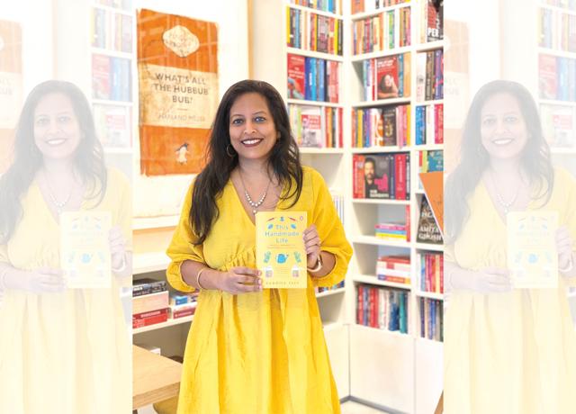 Nandita Iyer with a copy of her new book, This Handmade Life Nandita Iyer with a copy of her new book, This Handmade Life