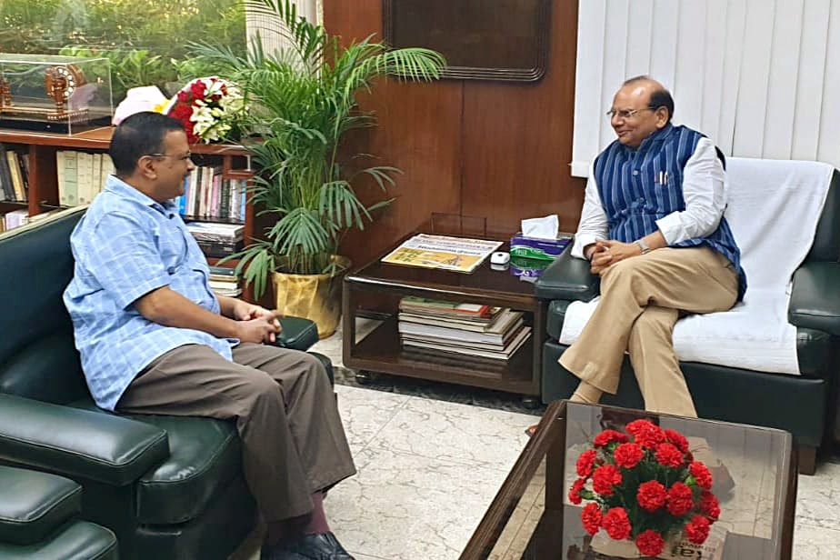 Delhi chief minister Arvind Kejriwal and lieutenant governor Vinai Kumar Saxena. (ANI file photo) Delhi chief minister Arvind Kejriwal and lieutenant governor Vinai Kumar Saxena. (ANI file photo)