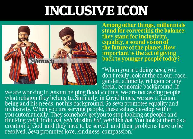 The act of giving back to younger people today (Shivamm Pathak)