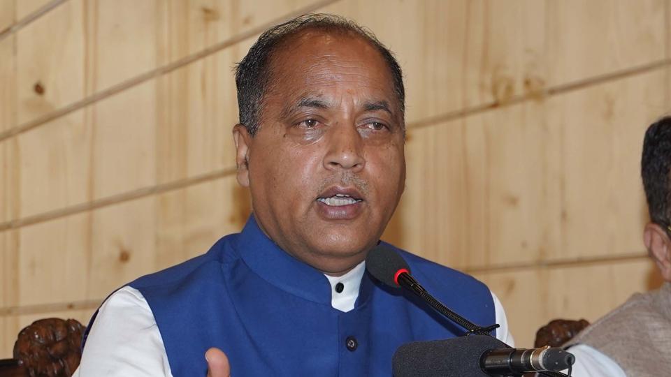 Himachal Pradesh chief minister Jai Ram Thakur. (Deepak Sansta/HT) Himachal Pradesh chief minister Jai Ram Thakur. (Deepak Sansta/HT)