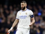 Real Madrid's Karim Benzema in action