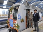 Delhi Metro services on Phase-III sections will begin at 6am on Sunday. Delhi Metro services on Phase-III sections will begin at 6am on Sunday.