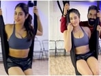 Janhvi Kapoor is ready to fly as she practices aerial yoga in throwback video, we are inspired Janhvi Kapoor is ready to fly as she practices aerial yoga in throwback video, we are inspired