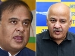 Assam chief minister Himanta Biswa (left) hits back at corruption allegations levelled by Delhi deputy chief minister Manish Sisodia (right).&nbsp;