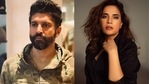 Farhan Akhtar and Richa Chadha tweeted over perfume ads. Farhan Akhtar and Richa Chadha tweeted over perfume ads.