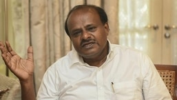 Former Karnataka chief minister and JD (S) leader HD Kumaraswamy. (AP)