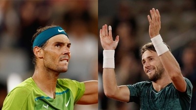 Rafael Nadal; Casper Ruud (Rueters) Rafael Nadal; Casper Ruud (Rueters)