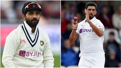 Ajinkya Rahane (L) and Ishant Sharma (Getty Images) Ajinkya Rahane (L) and Ishant Sharma (Getty Images)