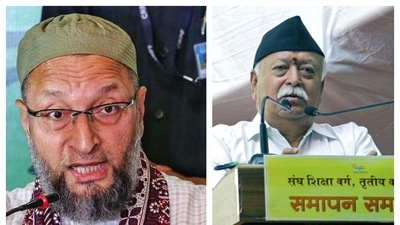 Owaisi said Mohan Bhagwat's statement on Gyanvapi were incendiary. Owaisi said Mohan Bhagwat's statement on Gyanvapi were incendiary. 