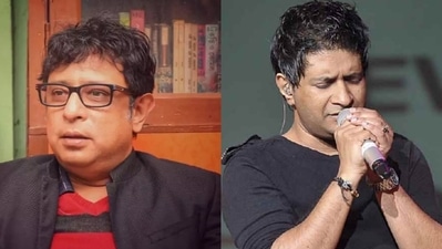 Rupankar Bagchi and KK. Rupankar Bagchi and KK.