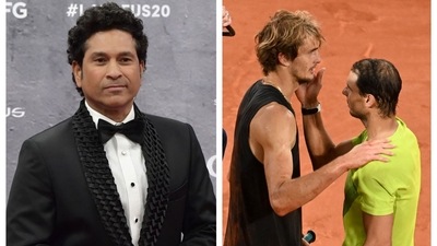 Sachin Tendulkar tweeted after Rafael Nadal vs Alexander Zverev French Open semi-final Sachin Tendulkar tweeted after Rafael Nadal vs Alexander Zverev French Open semi-final