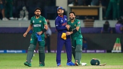 Pakistan beat India by 10 wickets in the last T20 World Cup clash between the two teams (AP) Pakistan beat India by 10 wickets in the last T20 World Cup clash between the two teams (AP)