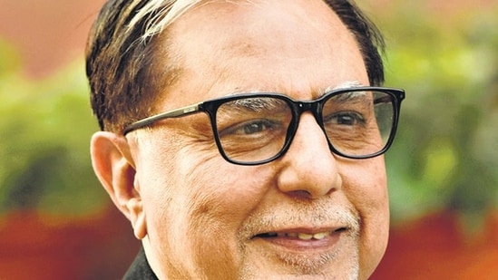 File Photo of media baron Subhash Chandra who will contest as an independent candidate from Rajasthan for the upcoming Rajya Sabha polls. (Vipin Kumar/HT PHOTO)