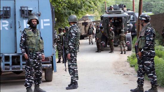 Top Hizbul Mujahideen commander Nisar Khanday was killed while three soldiers and a civilian were injured after an encounter broke out with the terrorist in South Kashmir’s Anantnag district, police said on Saturday. (ANI File) Top Hizbul Mujahideen commander Nisar Khanday was killed while three soldiers and a civilian were injured after an encounter broke out with the terrorist in South Kashmir’s Anantnag district, police said on Saturday. (ANI File)