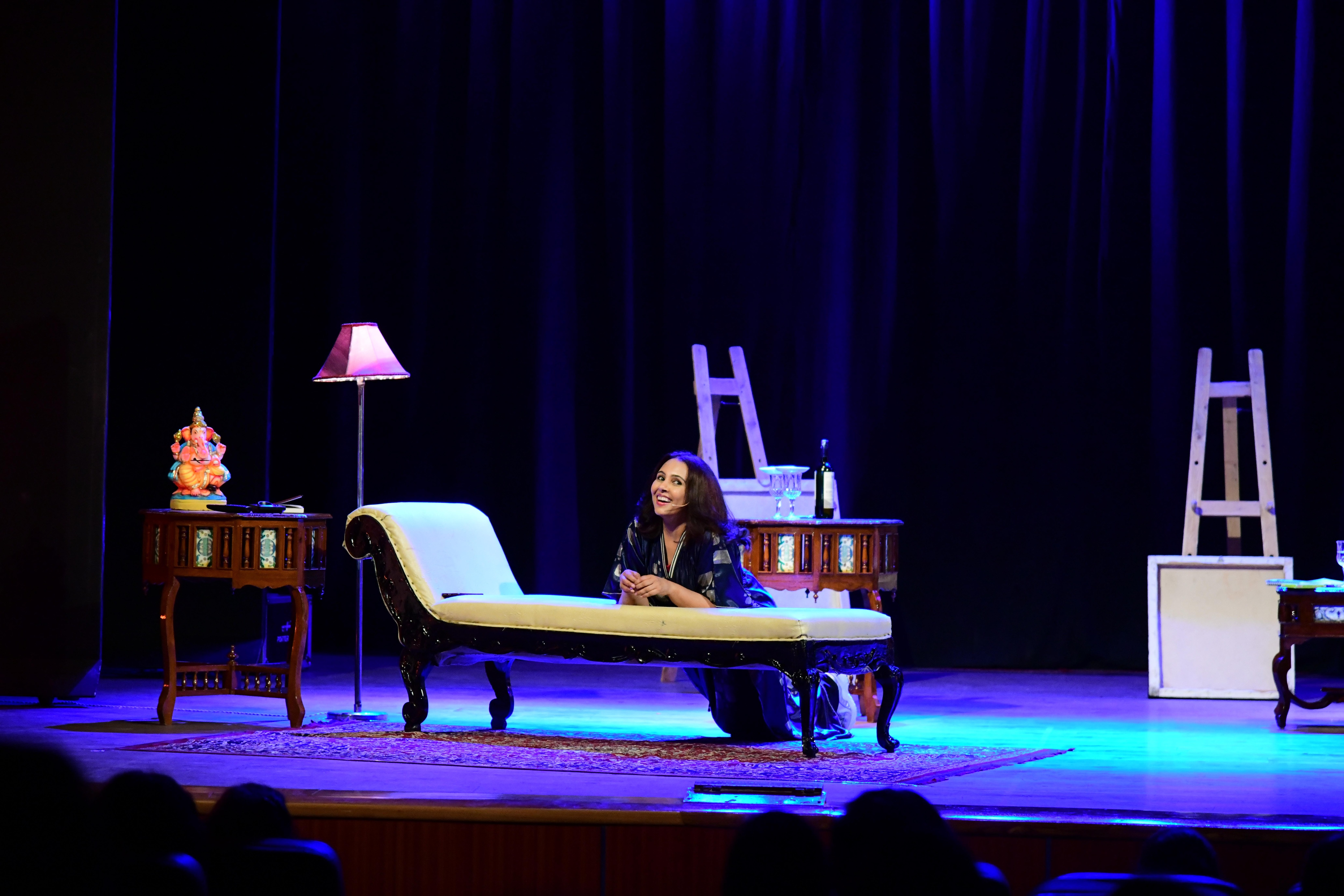 A scene from the play Drama Queen, which now includes animation, new songs and a reworked music. A scene from the play Drama Queen, which now includes animation, new songs and a reworked music.