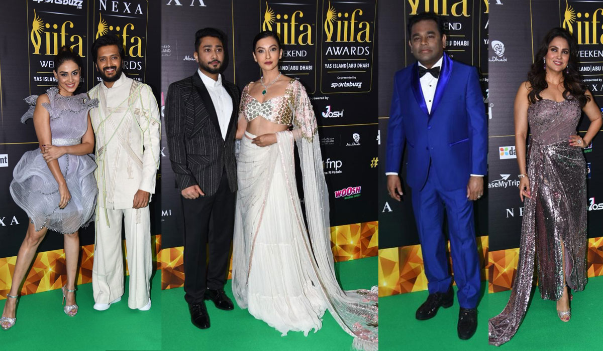 Genelia and Riteish Deshmukh, Zair Darbar and Gauahar Khan, AR Rahman and Lara Dutta at the event. (Varinder Chawla)