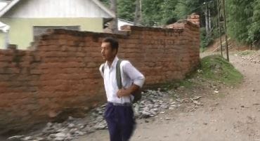 Parvaiz is currently studying in ninth class at the Government High School in Nowgam.&nbsp; (ANI screengrab)