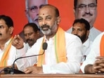 BJP Telangana President Bandi Sanjay Kumar. BJP Telangana President Bandi Sanjay Kumar.