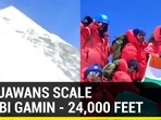 ITBP JAWANS SCALE MT. ABI GAMIN - 24,000 FEET