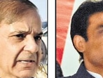 Shehbaz Sharif (left) and Hamza Shehbaz. (Reuters)