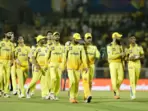 CSK players in action.(IPL)