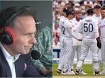 Michael Vaughan; England players during the 1st Test Michael Vaughan; England players during the 1st Test