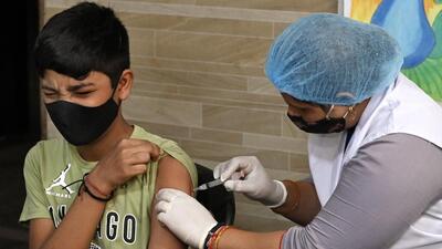 Children in the 12-15 age group will be vaccinated with Corbevax and those in the 15-18 age group with Covaxin, said Mohali civil surgeon Dr Adarshpal Kaur (HT File Photo) Children in the 12-15 age group will be vaccinated with Corbevax and those in the 15-18 age group with Covaxin, said Mohali civil surgeon Dr Adarshpal Kaur (HT File Photo)