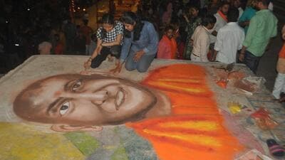 Around 5 lakh people will chant Hanuman Chalisa to mark chief minister Yogi Adityanath’s 50th birthday, said one of his supporters. (ANI) Around 5 lakh people will chant Hanuman Chalisa to mark chief minister Yogi Adityanath’s 50th birthday, said one of his supporters. (ANI)