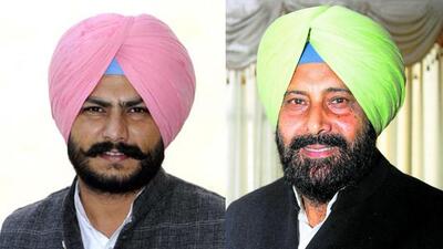 The Congress has picked former MLA Dalvir Singh Goldy (left) for the Sangrur LS bypoll while the BJP has fielded former MLA Kewal Singh Dhillon, who joined the party on Saturday. The Congress has picked former MLA Dalvir Singh Goldy (left) for the Sangrur LS bypoll while the BJP has fielded former MLA Kewal Singh Dhillon, who joined the party on Saturday.