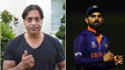 Shoaib Akhtar and Virat Kohli
